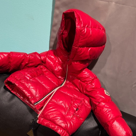 Moncler Vibrant Red Quilted Jacket - Picture 4 of 4
